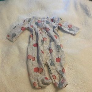 0-3 footed onesie